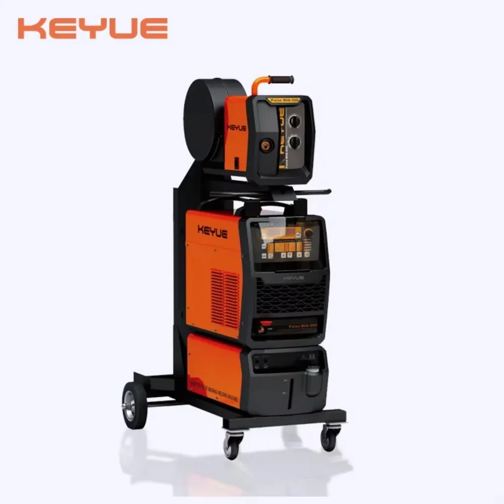 MIG-500H IGBT DC Inverter three phase high frequency heavy CO2 gas tig/stick/mig/mag twin pulse aluminum welding equipment