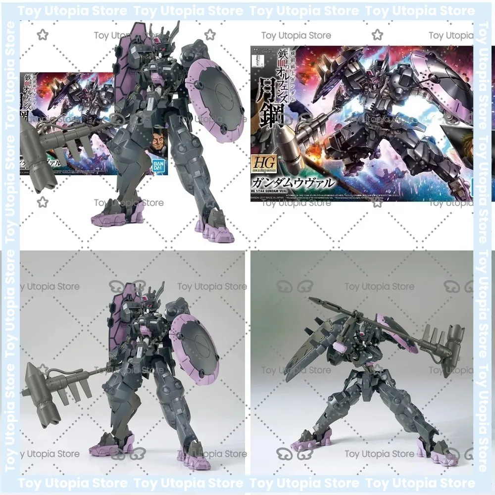 

Bandai Original HG IBO 1/144 Gundam Vual Model Kit Anime Figure Action Toy Collection for Kids