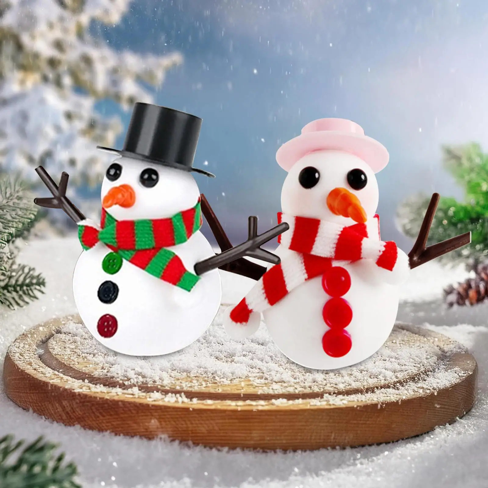 DIY Sneeuwpop Maken Kit Kerst Winter Activiteit Klei Modellering Set Kids Art Crafts Educatief Speelgoed voor Kinderen Klaslokaal Thuis