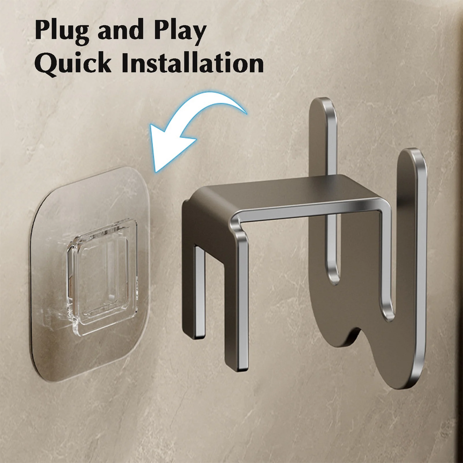 Wall Mounted Slipper Holder Self Adhesive Heavy Duty Slipper Holder for Bathroom Bedroom Dorms