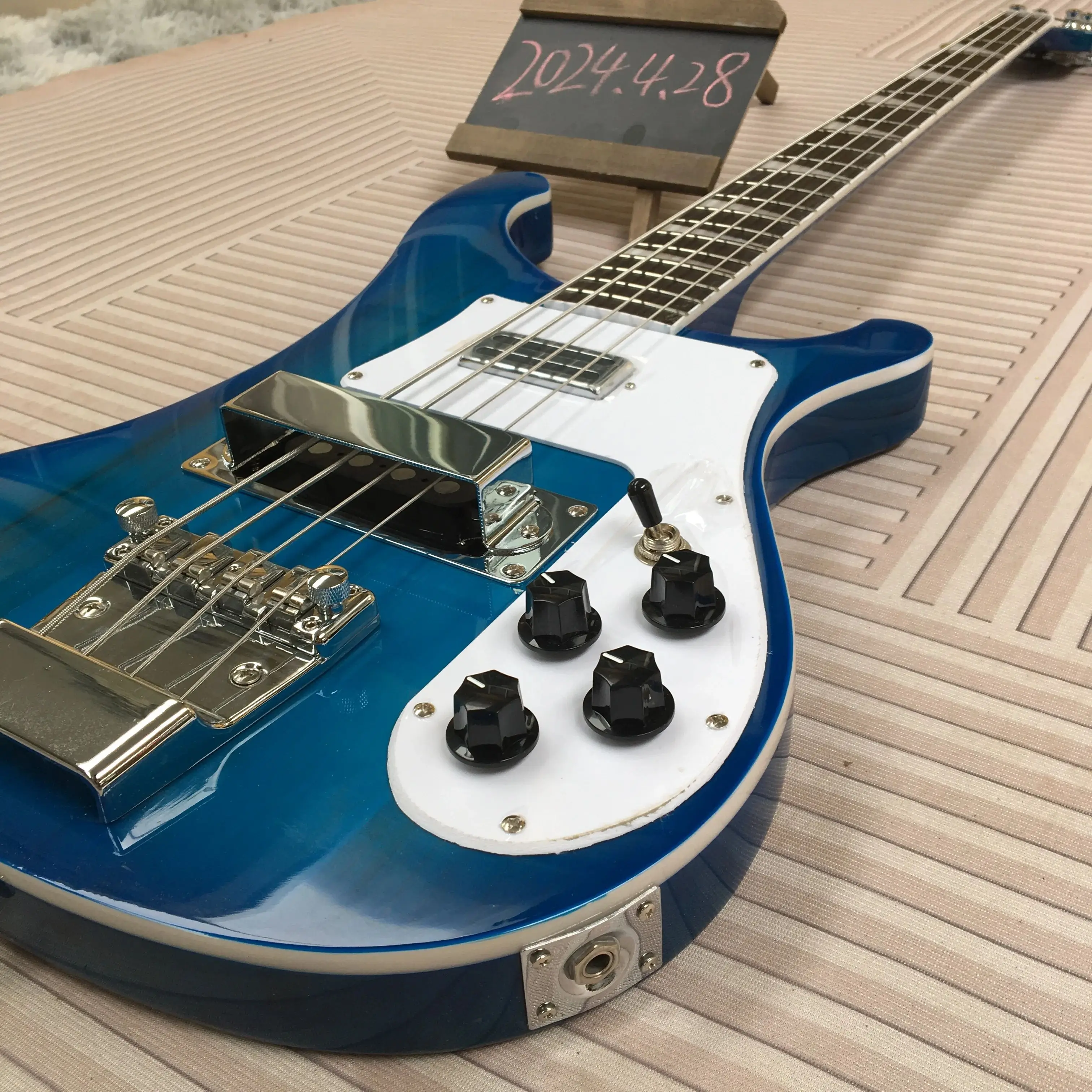 in Stock basselectric guitar order immediately blue bass guitars  body guitars 4 strings guiatrra guitar