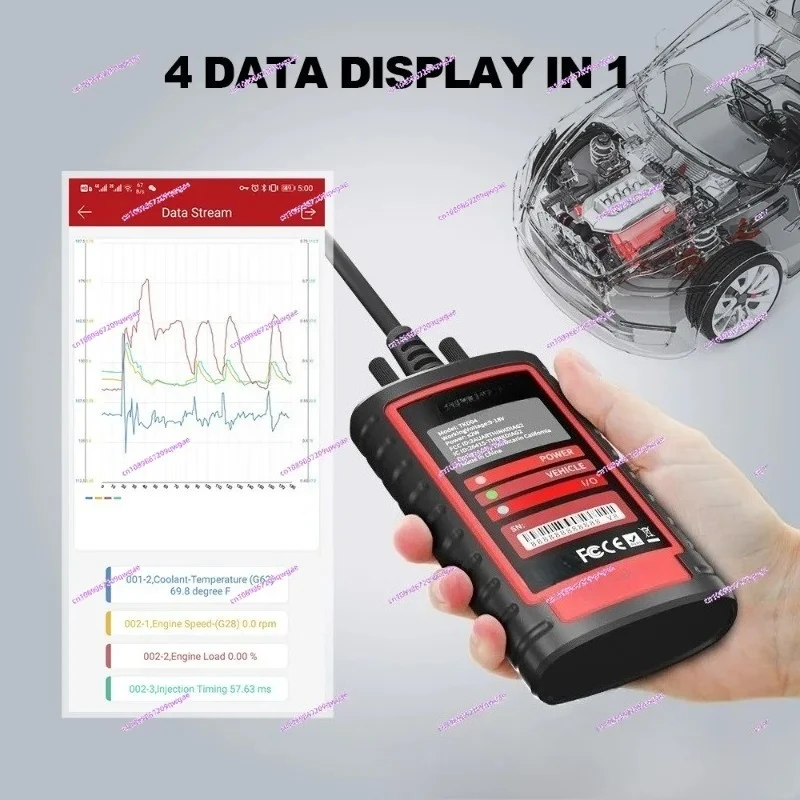 Multi-Language Car Fault Diagnostic Tool OBD2 Scanner
