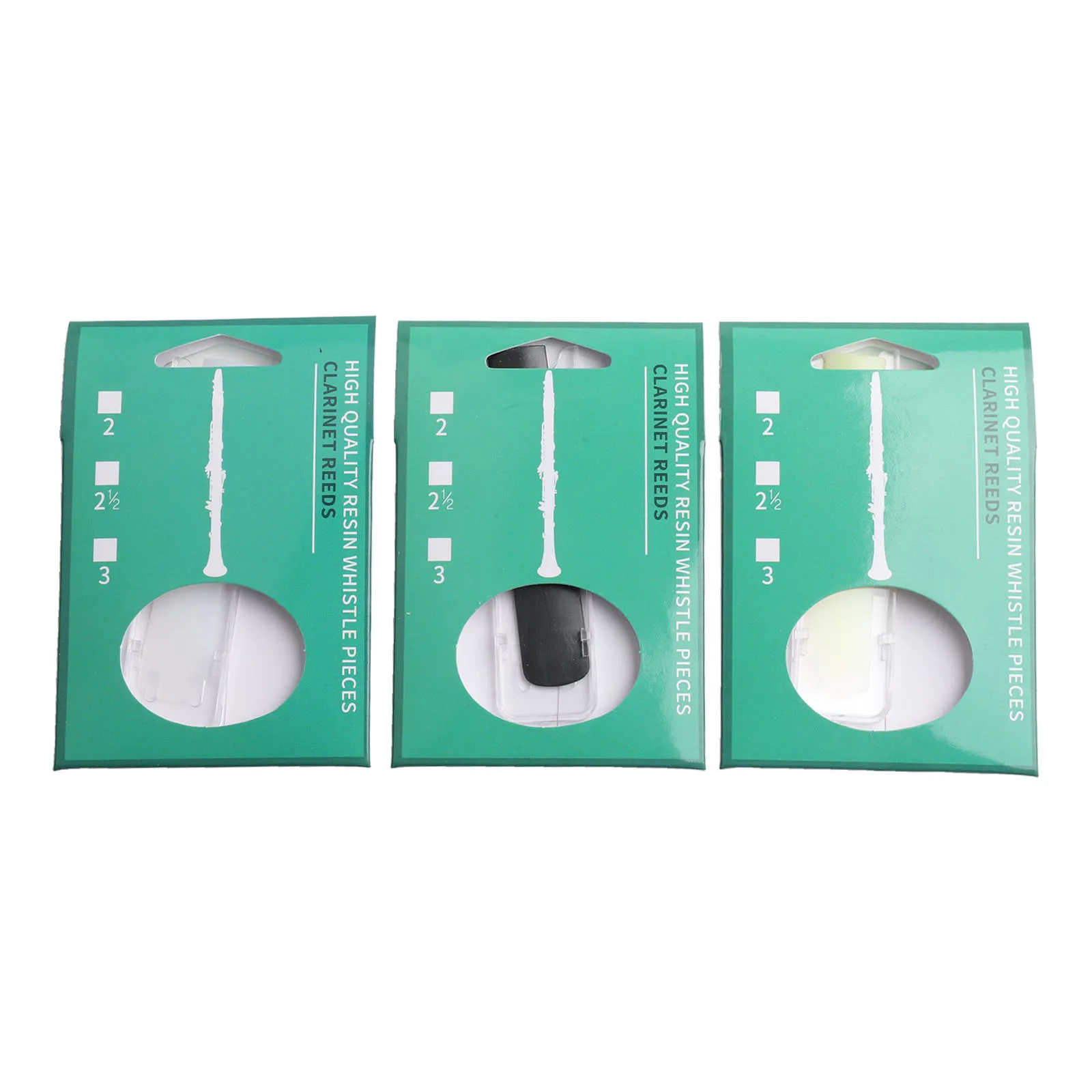 Clarinet Reeds Strength 2.5 Clarinet Reeds Size 2.5 Practice for sessions Musical Performance White Longevity Solid Vertebral