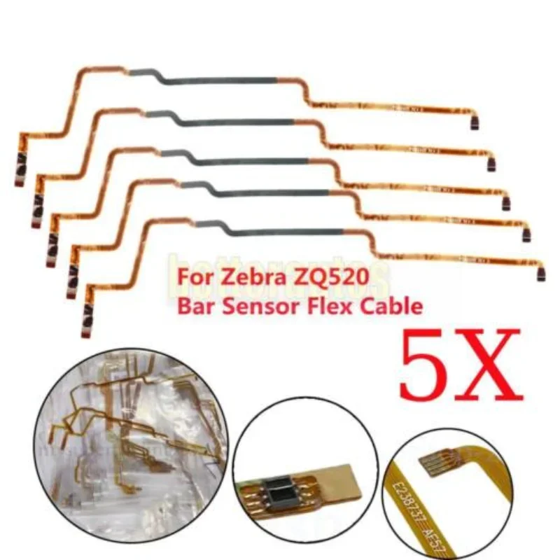 5Pcs Bar Sensor Flex Cable For Zebra ZQ520 Printer ,PN:P1066908 New