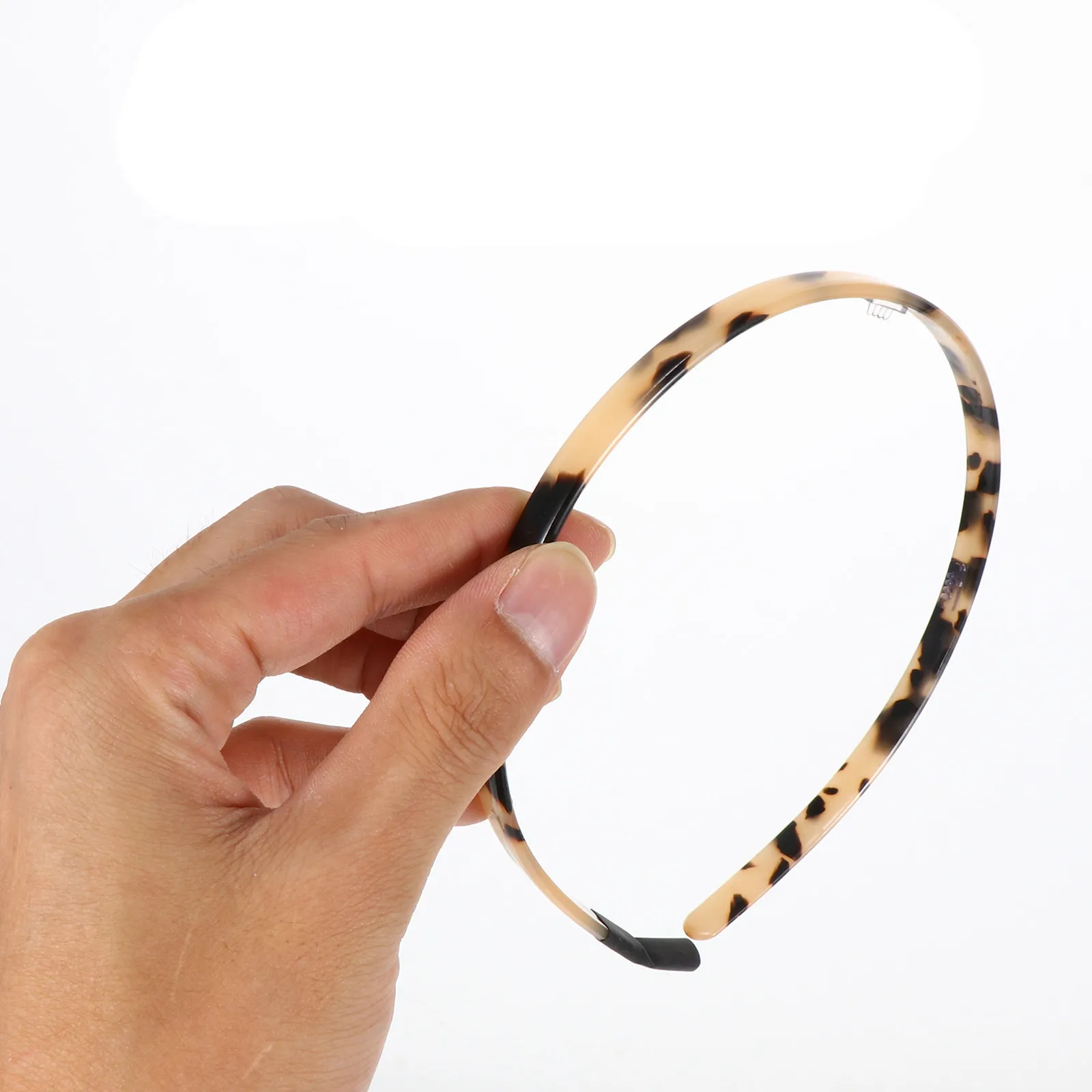 

3Pcs Tortoiseshell Headband Set Quality Acetate Non-Slip Hairband for Daily Styling Shower Face Washing Decorative Headdress