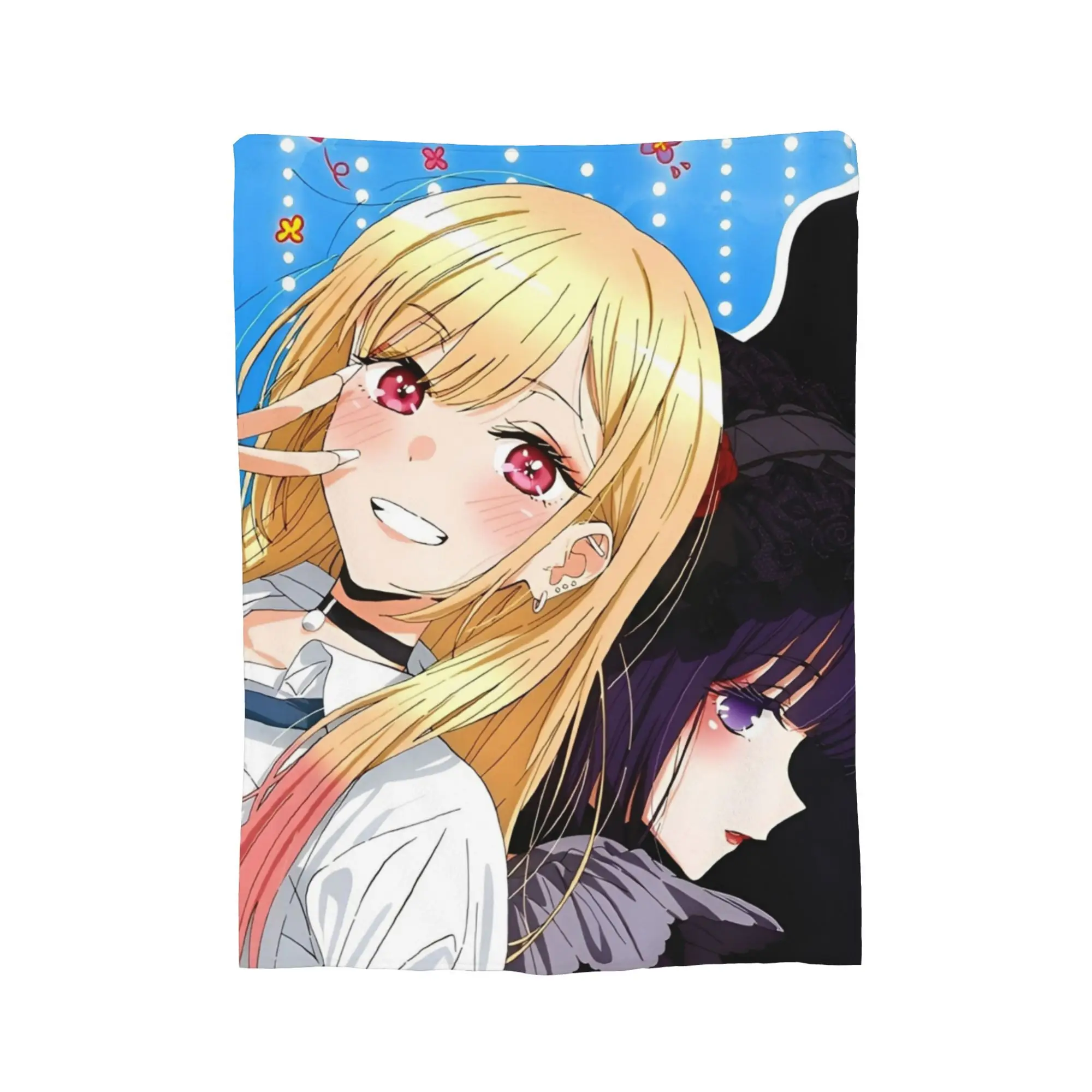 Japan Anime Marin Kitagawa Throw Blanket for Couch  Soft Fuzzy Plush Blanket 50x60 Inch Multi-size Bedspreads for All Seasons