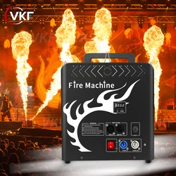 Three heads Fire Machine 330W Professional Special Effect DMX512 Control Stage Lighting Flamethrower for DJ Disco Wedding Party