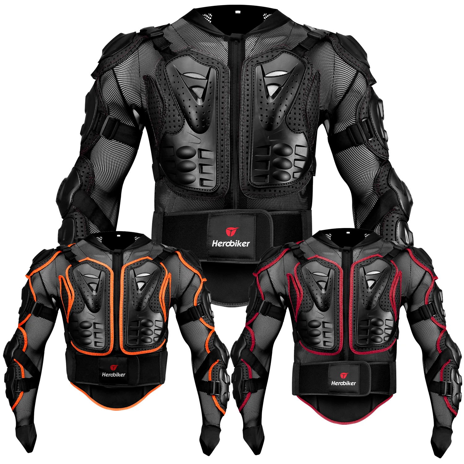 

Motorcycle Jacket Summer Breathable Body Armor Motocross Chest Back Protector Jacket Motocross Enduro Racing Protective Gear