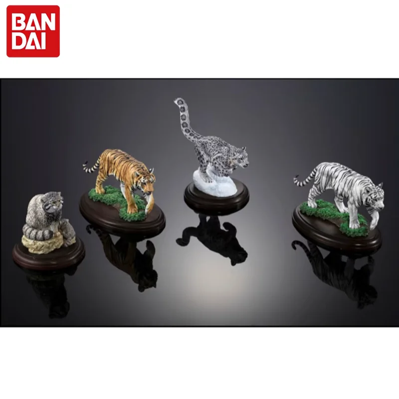 Bandai Gp Wildlife Animal Encyclopedia Display Model Wild Cat Figure Realistic Detailed Trendy Toy Desktop Ornament Toys Gift