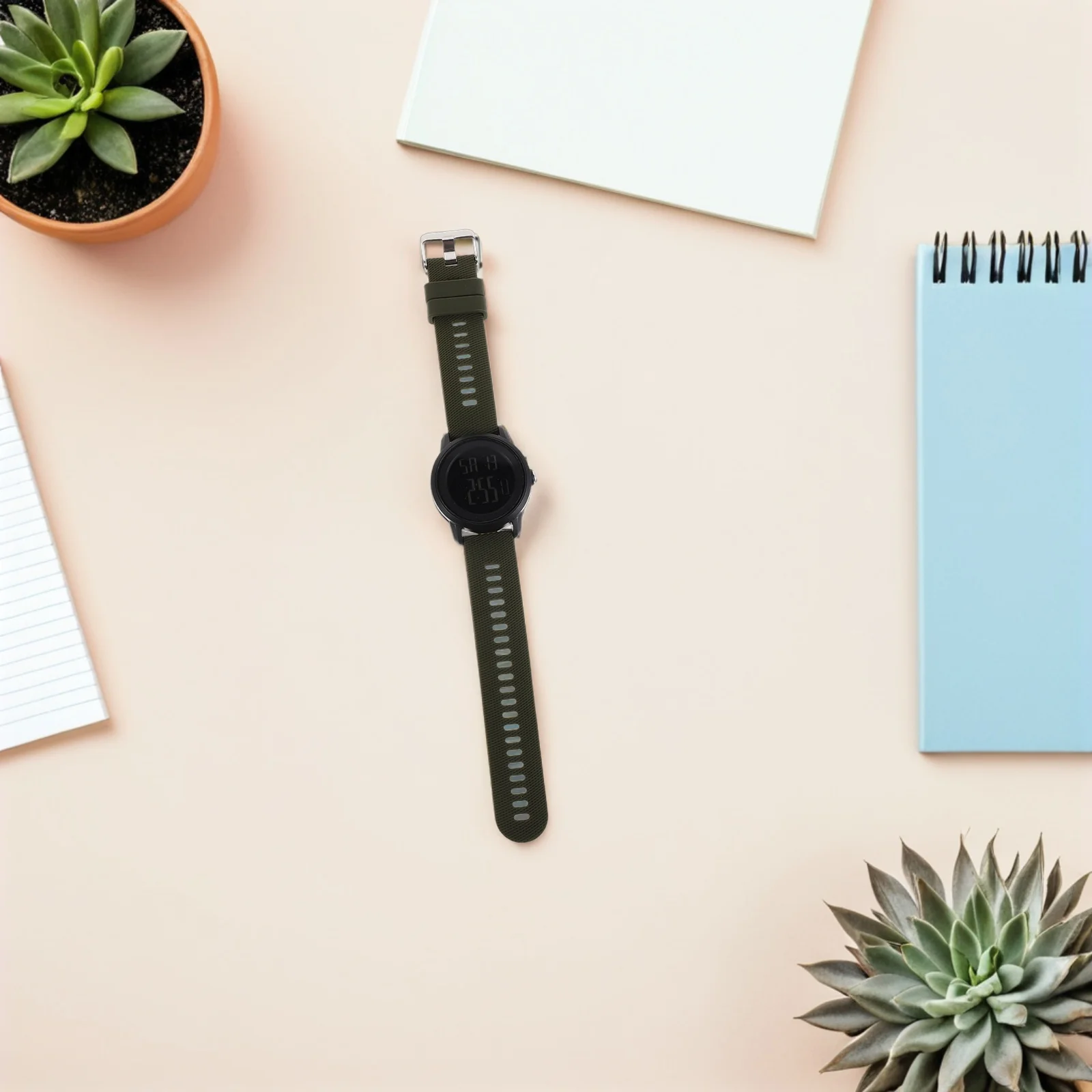 

Waterproof Sports For Men Large Face Wristwatch With Back Light Swimming Student Watch – Mens Digital