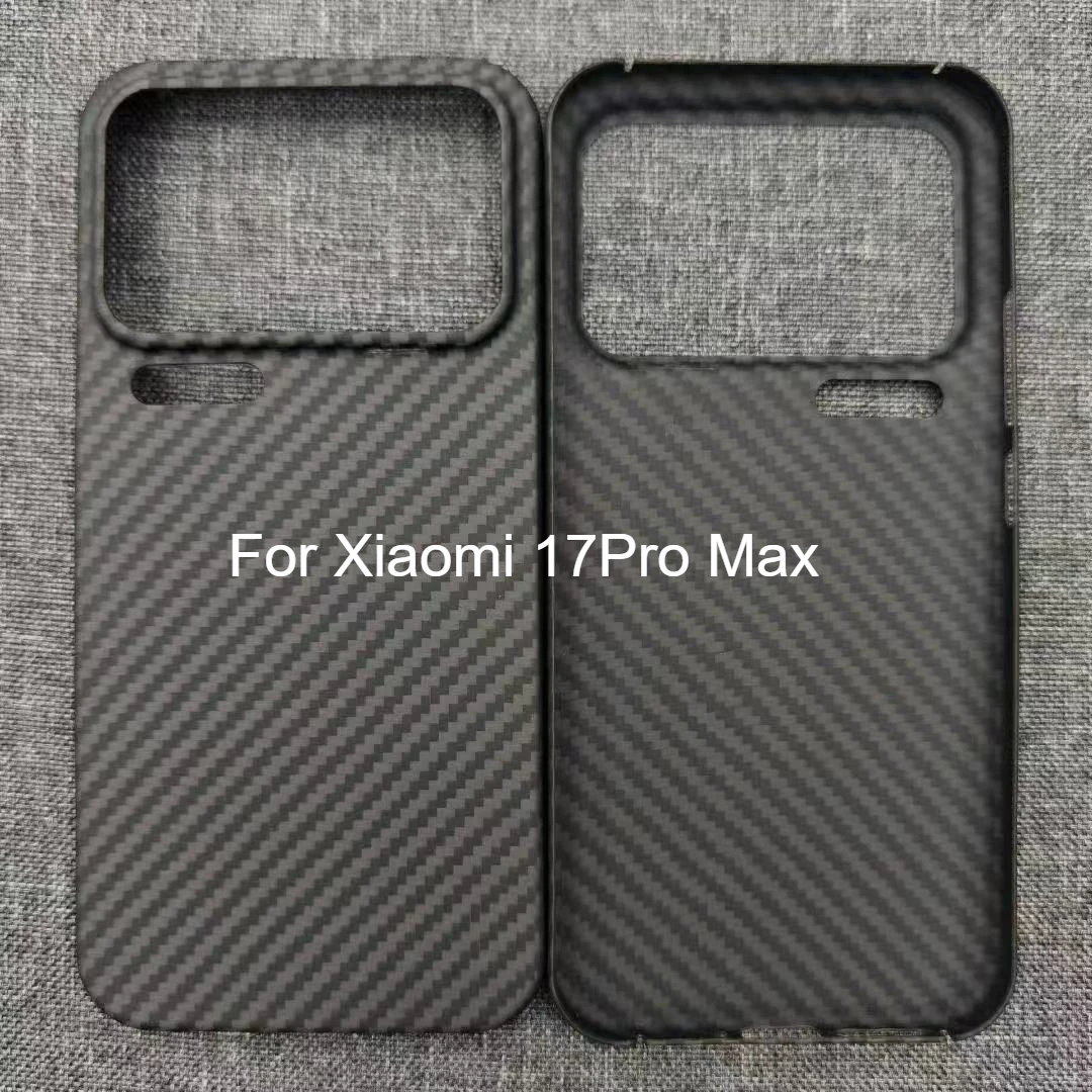 

Чехол из углеродного волокна для Xiaomi 17Pro Max, чехол для телефона из арамидного волокна, защитный чехол для телефона, аксессуары для телефона