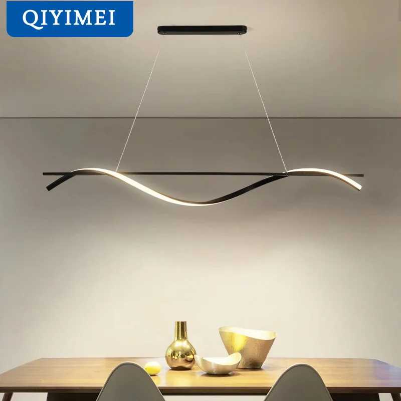 

QIYIMEI Modern Dining Room Lamps LED Pendant Lights Home Decor For Dining Room Kitchen Lamparas Minimalist Decorative Table Lamp