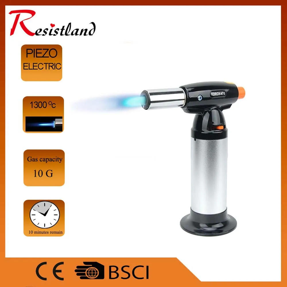 Torch Cooking Auto Ignition Butane Gas Welding-Burner Welding Gas Burner Flame Gas Torch Flame Gun Blow for BBQ Camping Cooking