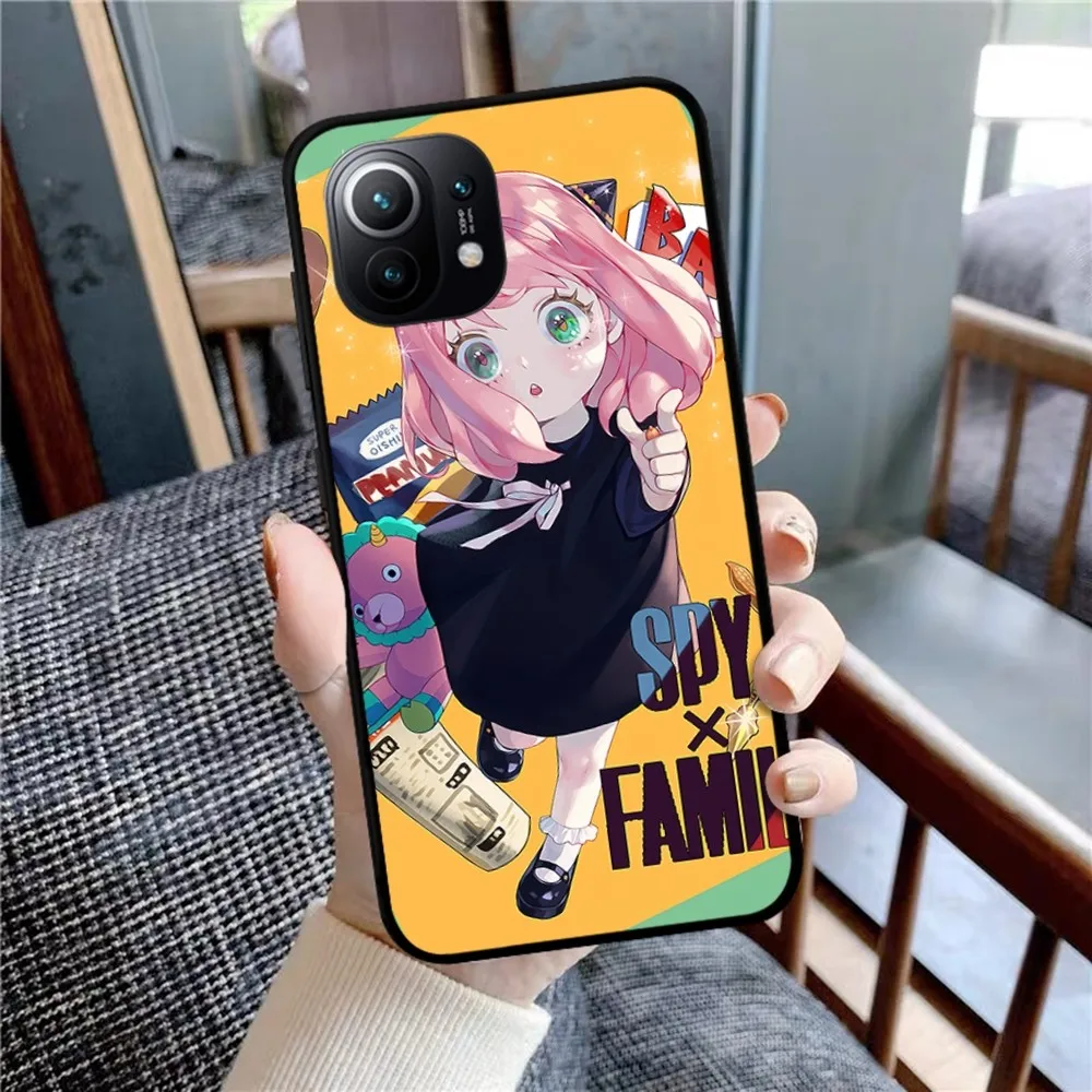 SPY×FAMILY Phone Case For Xiaomi Mi 5X 8 9 10 11 12 Lite Pro 10T PocoX3pro PocoM3 Note 10 Pro Lite