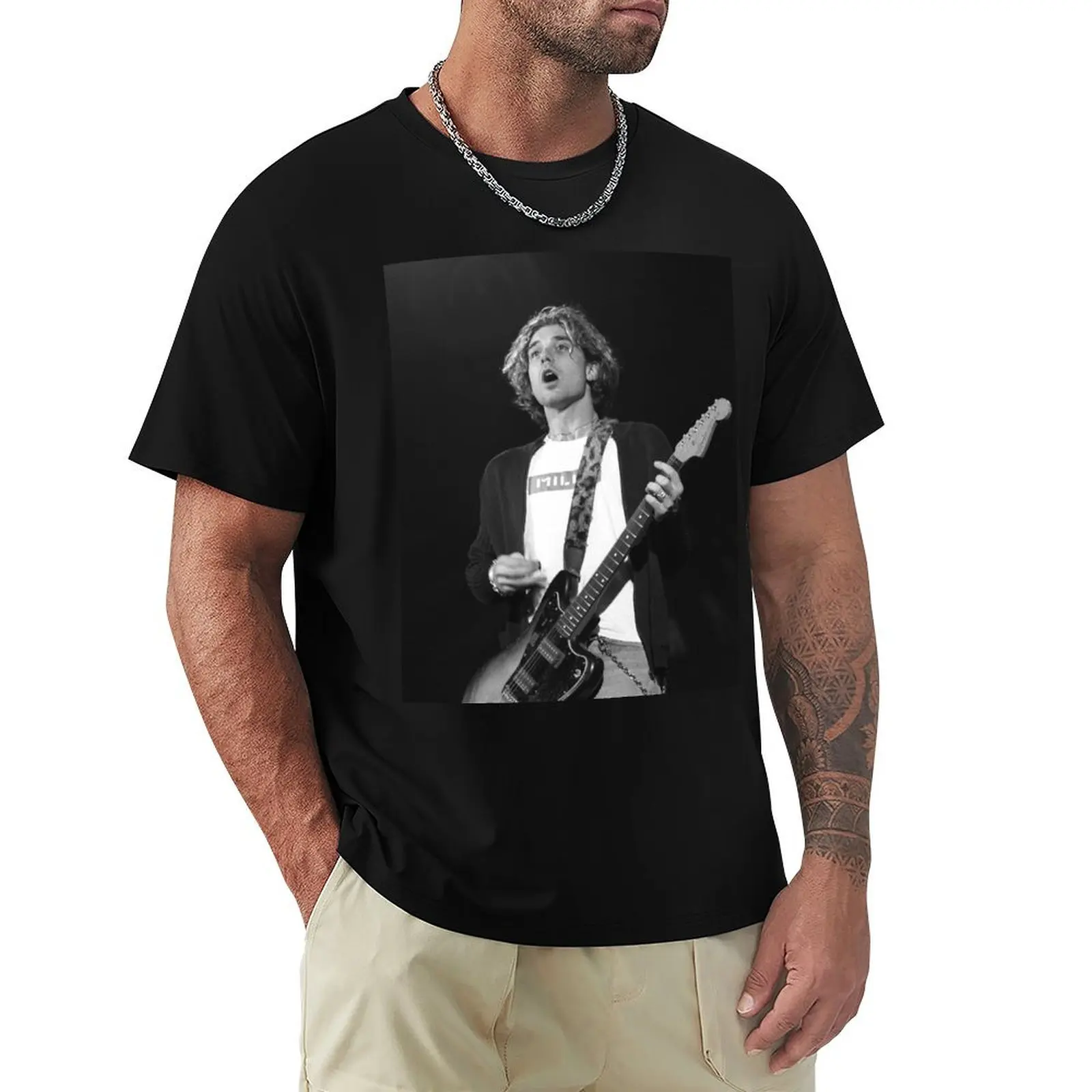 

Gavin Rossdale BW Photograph T-Shirt vintage clothes vintage graphic tee men clothes