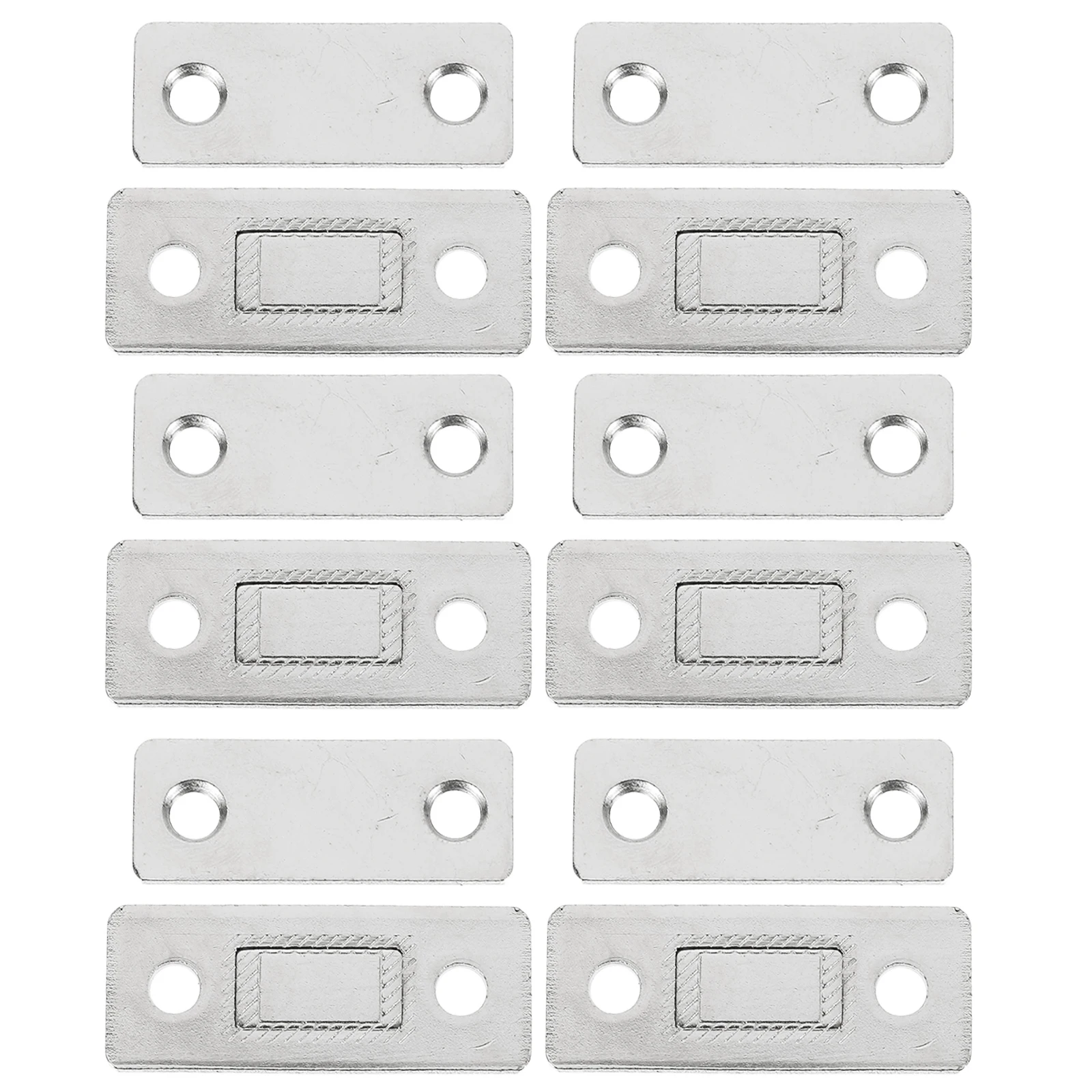 

8 Pcs Magnetic Cabinet Door Catches Stainless Steel Ultra Thin Latch Non Drilling Adhesive Installation Kitchen Bathroom