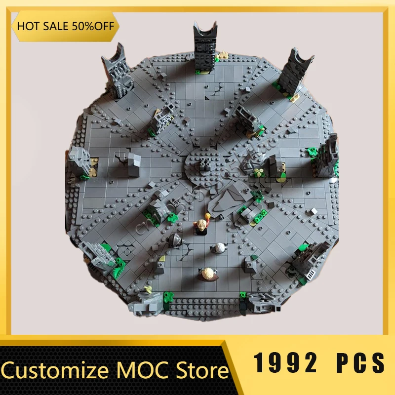 1992 قطعة تخصيص الطوب Seathos معبد Diorama MOC بنة نموذج الأطفال Diy بها بنفسك التعليمية مفاجأة اللعب هدايا عيد الميلاد #4