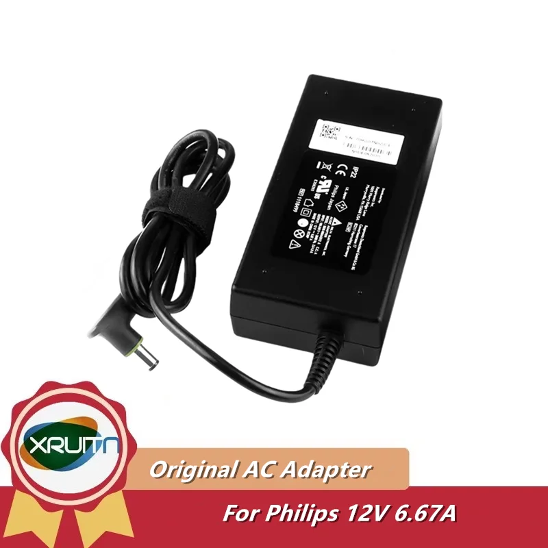 

Оригинальное зарядное устройство переменного тока MDS-080AAS12 A 12 В 6,67 А 80 Вт для блока питания Philips BiPAP ST30/AVAPS DreamStation 700 567P 767P