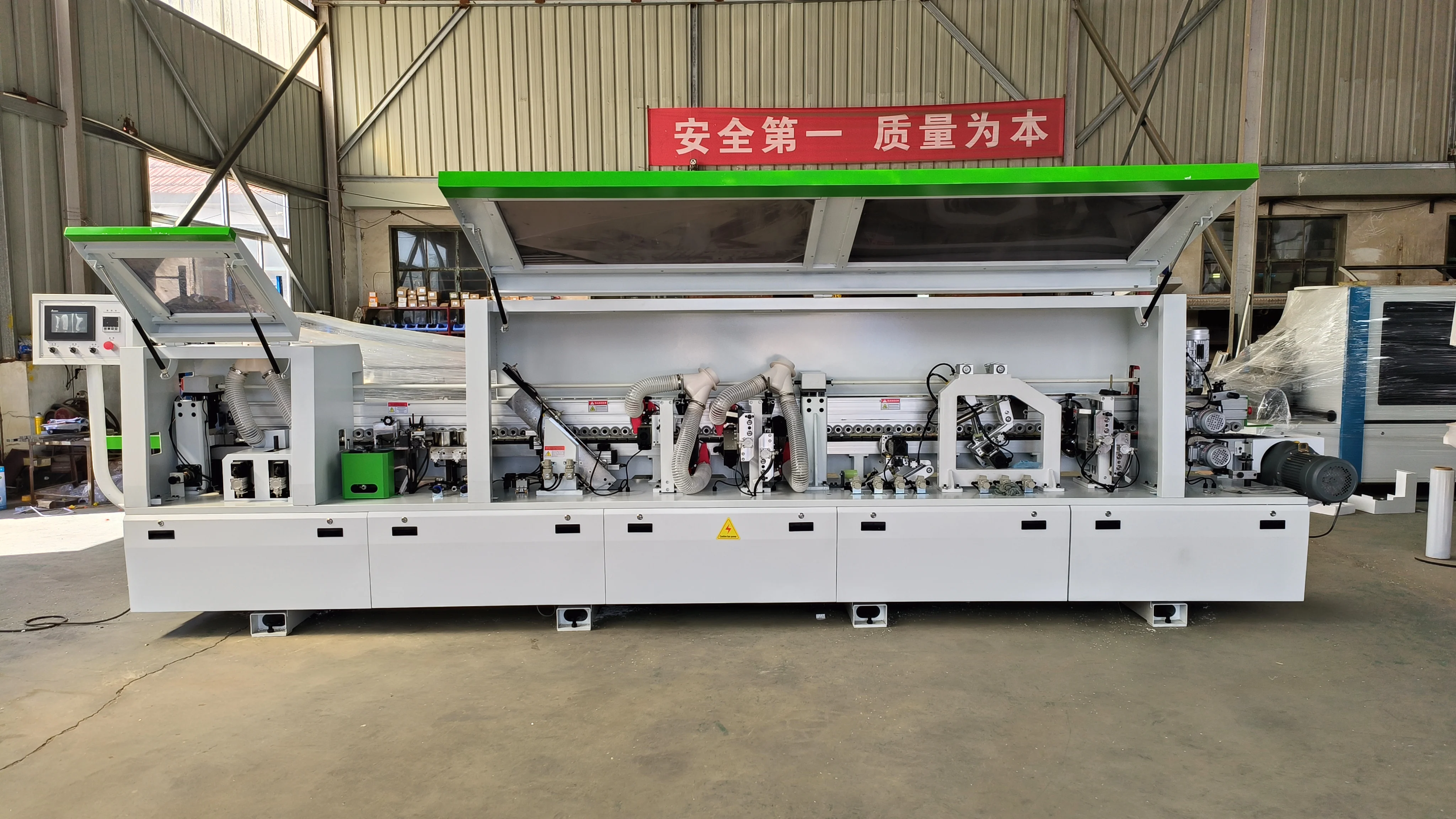 Pvc Edge Banding Uv Coating Machine Pvc Edge Banding Extruder Machine Full Automatic Preheating Edge Banding Machine
