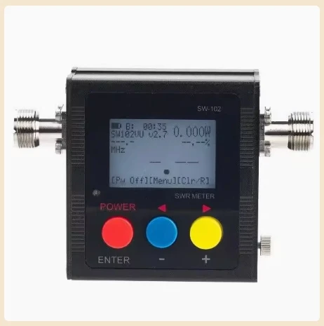 

SW-102 Meter 125-520 Mhz Digital VHF/UHF Power SWR Meter SW102 for Two Way Radio US Plug