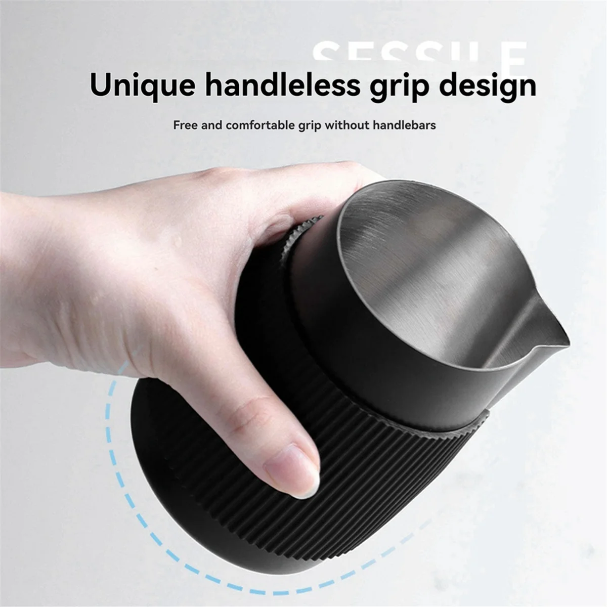 Pointed Mouth Oblique Mouth Pull Design Cup Solid Color Milk Foam Cup Anti-Scalding Pull Design Cup 420ml-A70Z