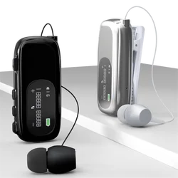 K75 Business Earphones Hands Free Bluetooth V5.4 LCD Display Wireless Earphones for Call and Cycling Noise Reduction Earphones