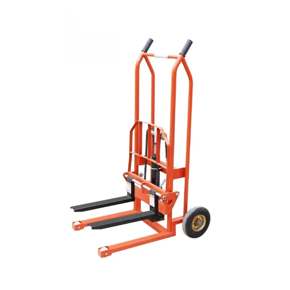 Manual forklift hydraulic small loading and unloading truck