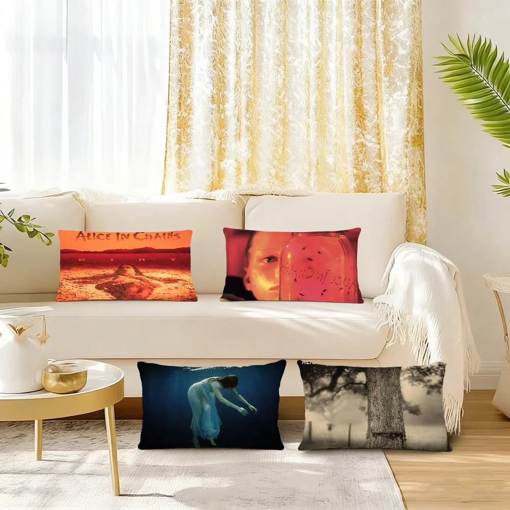 

Чехол для подушки A-Alice In C-Chains, прямоугольная наволочка с принтом, прикроватная тумбочка, диван, украшение для комнаты, наволочка