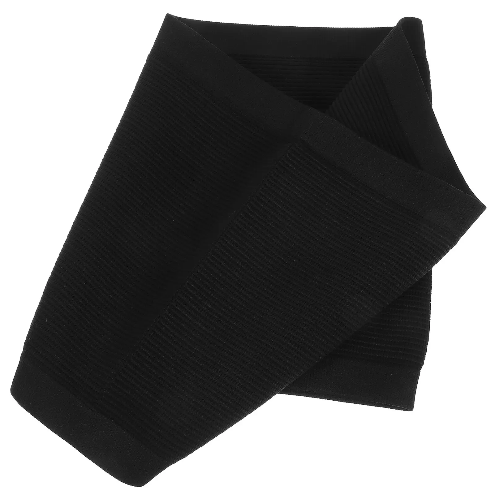 

Men's Black Inner Muscle Slimming Belt Size M Beer Belly Abdomen Support Back Reinforcement Nylon Men Slimming Belt