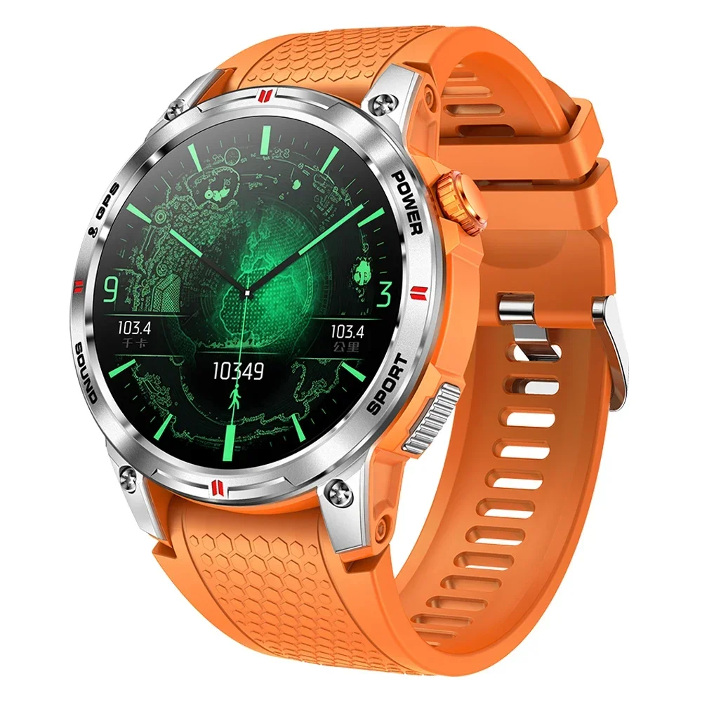 New NX18 PRO 2024 Outdoor Smart Watch 1.5inch Amoled Screen Compass BT Call Men  Sports Fitness Tracker GPS Smartwatch