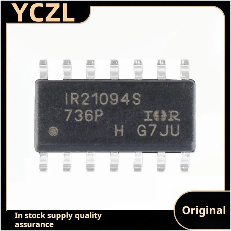 

5PCS IR21094STRPBF SOIC-14 600V half-bridge gate driver IC chip original genuine patch
