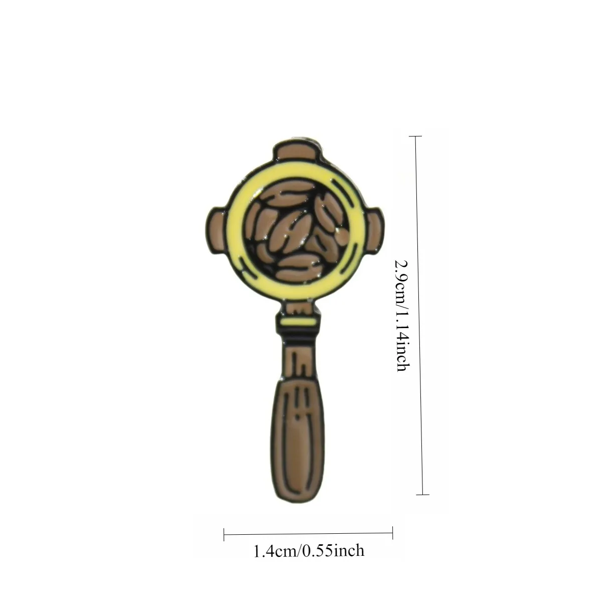 Coffee Series Badge Accessories Cup-shaped Pin Creative Cartoon Badge Personalized Clothing Backpack Decorative Accessories