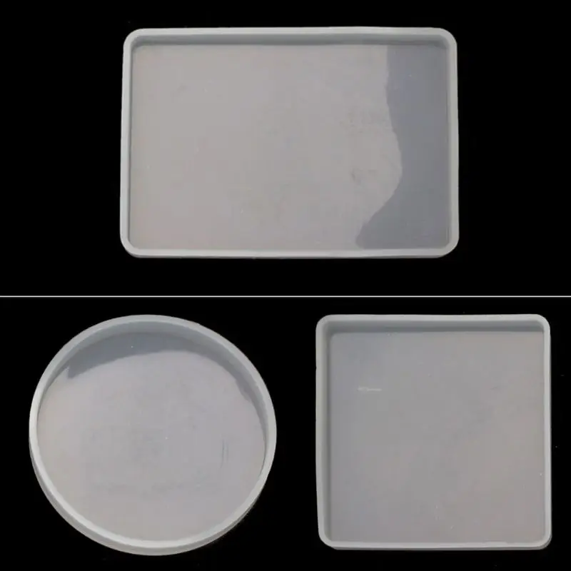 Placemat Tray Molds DIY Molds Silicone Tray Molds Epoxy Resin Casting Molds for DIY Casting Home Decoration Dropship