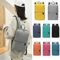 Solid Color Small Backpack Casual Large Capacity Waterproof Book Bags Schoolbag Travel Bag School Bags Teenagers