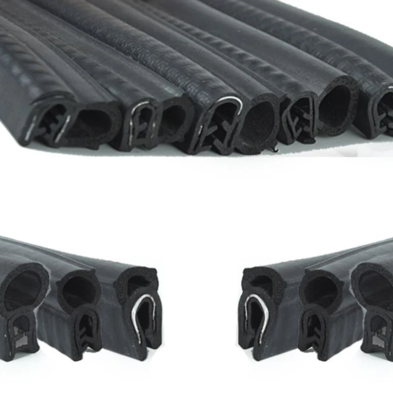 2 M U-Shaped Rubber Sealing Strip Car Door Cabinet Sealing Strip Anti-Collision Soundproof Sealing Strip 20 Different Models