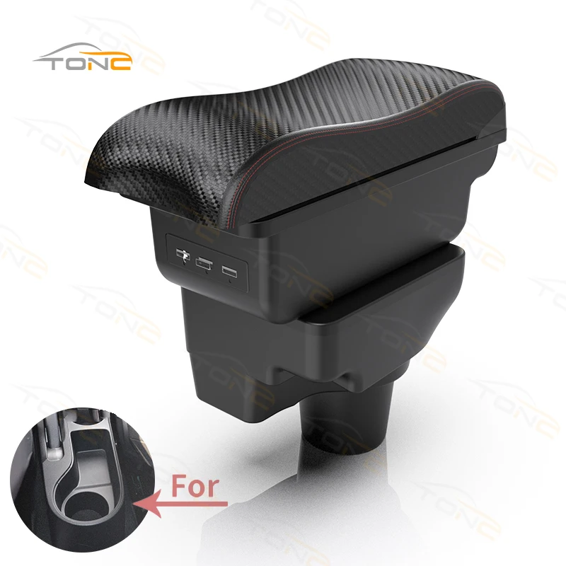 For Kia Rio 4 Armrest For Kia Rio 4 X-Line car armrest box 2016 2017 2018 2019 2020 2021 car accessories interior modification