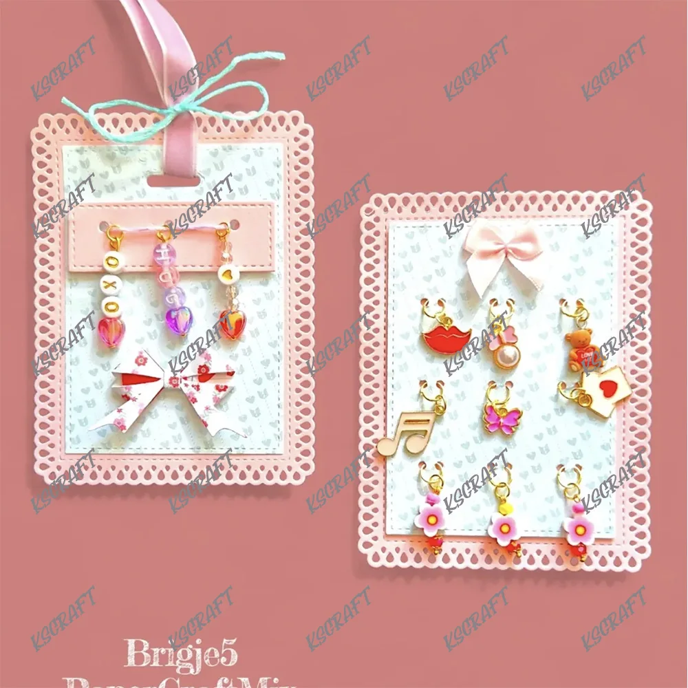 KSCRAFT Charms Packing Card Cutting Dies Stencils for DIY Scrapbooking Decorative Embossing DIY Paper Cards