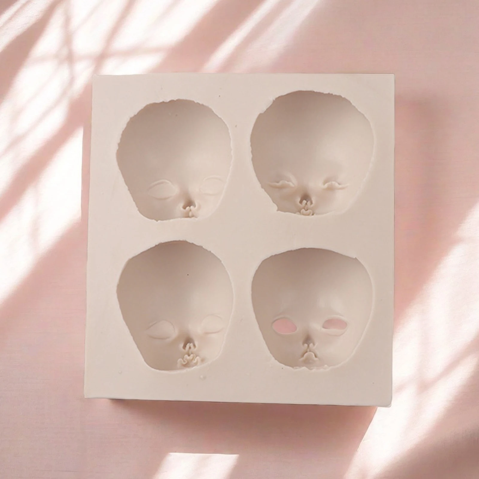 Baby Face Silicone Fondant Mold Creepy Chocolate Candy Mold Suitable for Home Decorating Ornaments