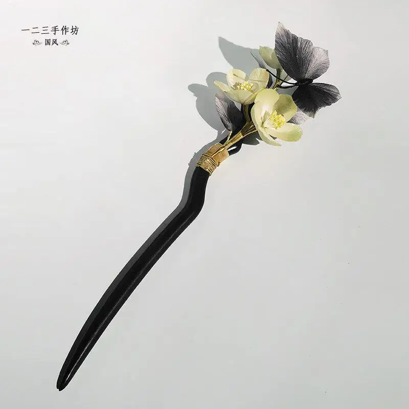 original-lirui-chinese-intangible-heritage-velvet-hairpin-vintage-chinese-style-hair-accessory-for-women