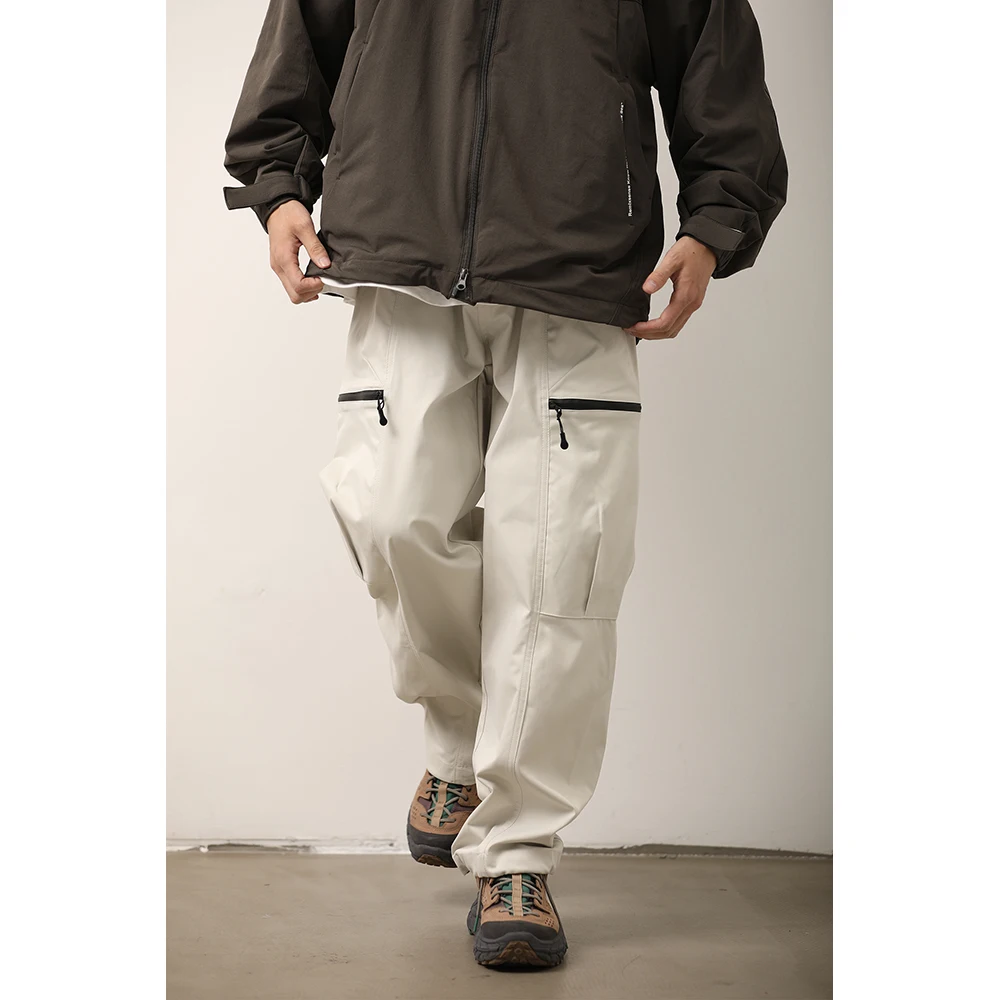 

LH Store Men's Retro Functional Outdoor Work Pants Tee-Proof Straight Leg Loose Qui-Drng Trendy Casual Pants