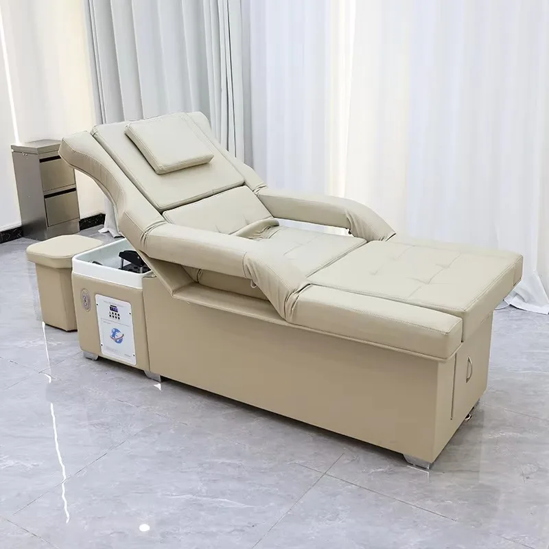 

Электрический подъемный массажный стол из искусственной кожи с постоянной температурой и циркуляцией воды и массажем лица для использования в салоне