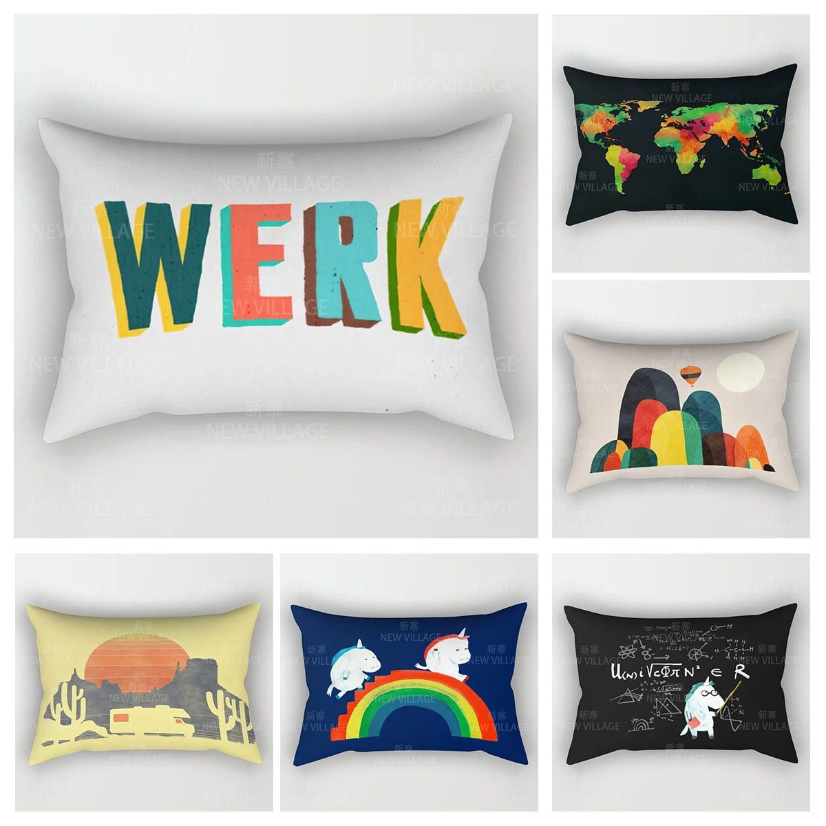 

Современный декоративный чехол для подушки для дома, декор для гостиной, наволочка 48*74 для детской подушки 30x50 см 40x60 см 50x70 см с мультяшным рисунком
