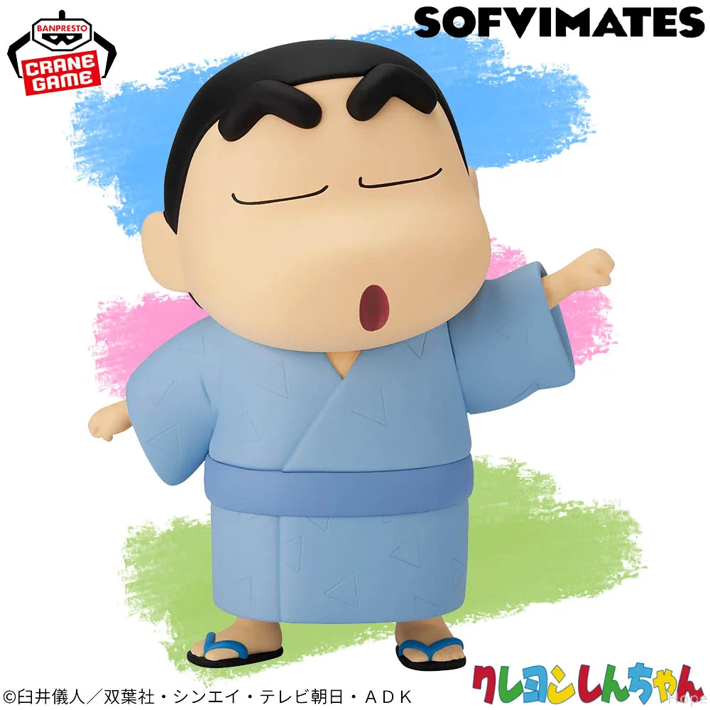 

In Stock Original BANPRESTO SOFVIMATES Crayon Shin chan Shinnosuke Nohara Figure Anime Model Genuine Boxed Toy