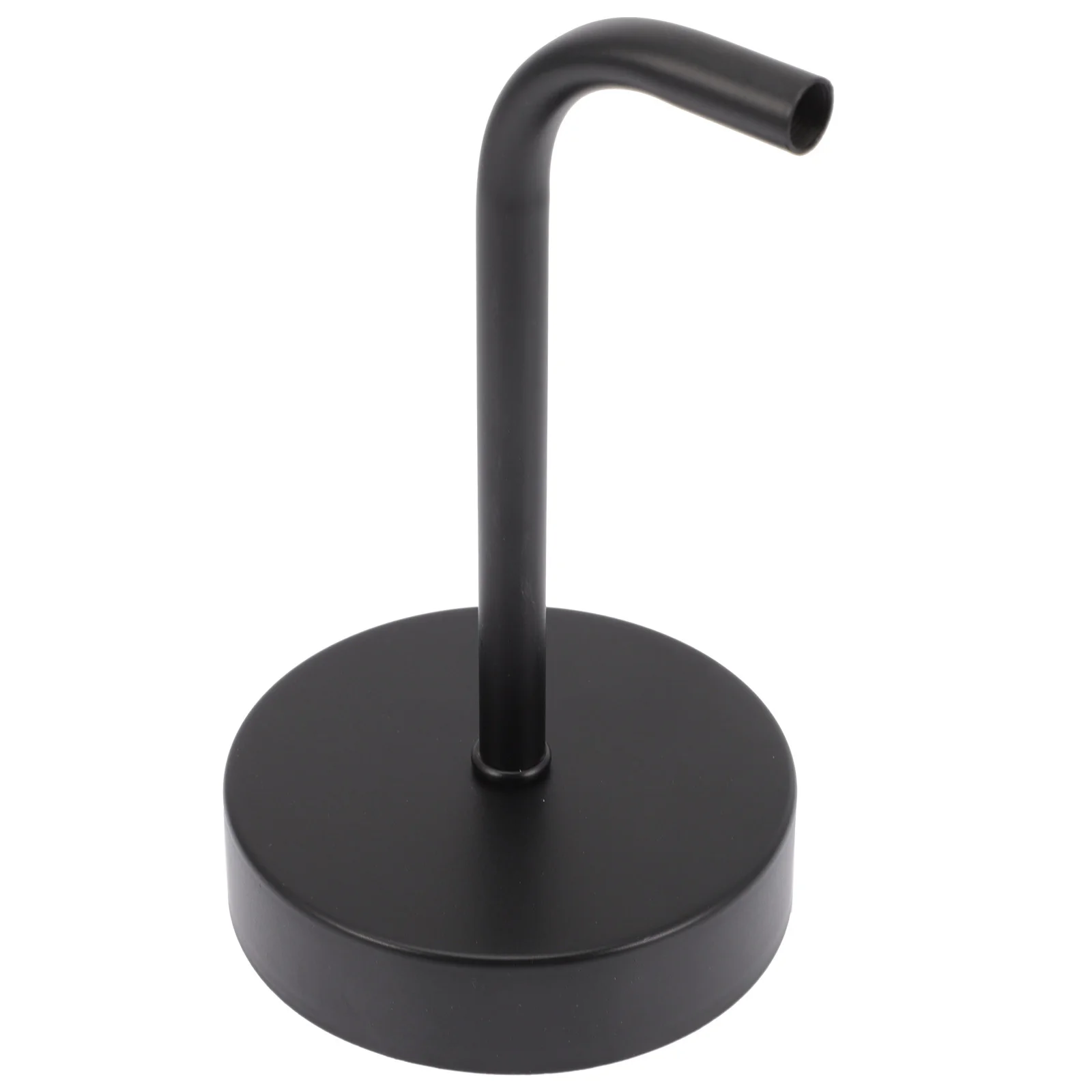 1 Set Black Metal Pole Wall Base Heavy Duty Lamp Support Rust Resistant Wall Light Accessories Home Lamp Holder Bedroom Light