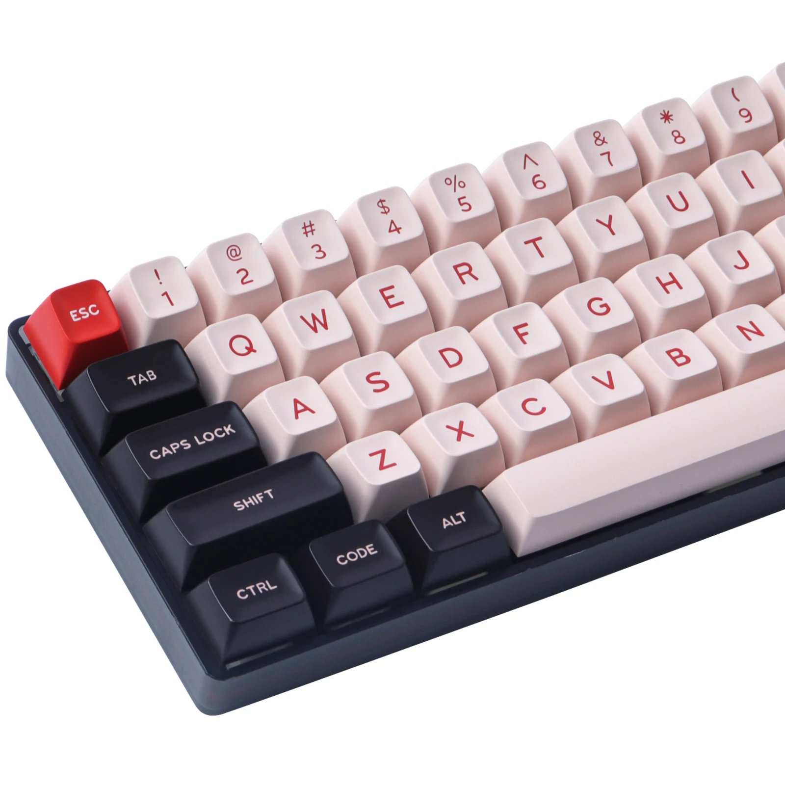 GMK Flamingo Keycaps 172 Keys  ABS Double Shot SA profile Keycaps Set for Mechanical Keyboard，Such as Alice 66 keybaord