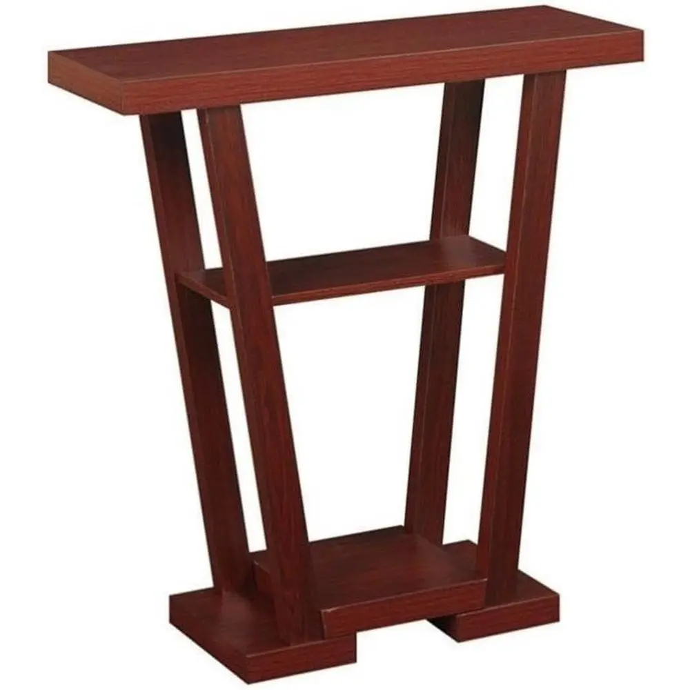 

V ole Table 31.5" - ern Soa Table with Storage Shelves, Narrow Entryway Hall Table or Living Room, Maany