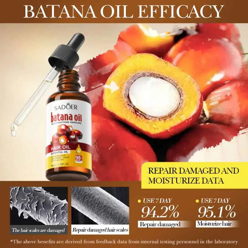 SADOER Scalp Soothing Hair Care Oil Smooth Hair Care Essential Oil
