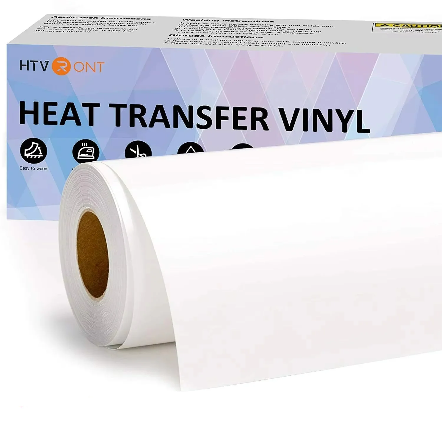 HTVRONT 12 "X20ft/50ft/30x1500 cm Warmteoverdracht Vinyl Roll voor T-shirt Sticker Craft Ijzer op DIY PU HTV Film Voor Afdrukken Kleding