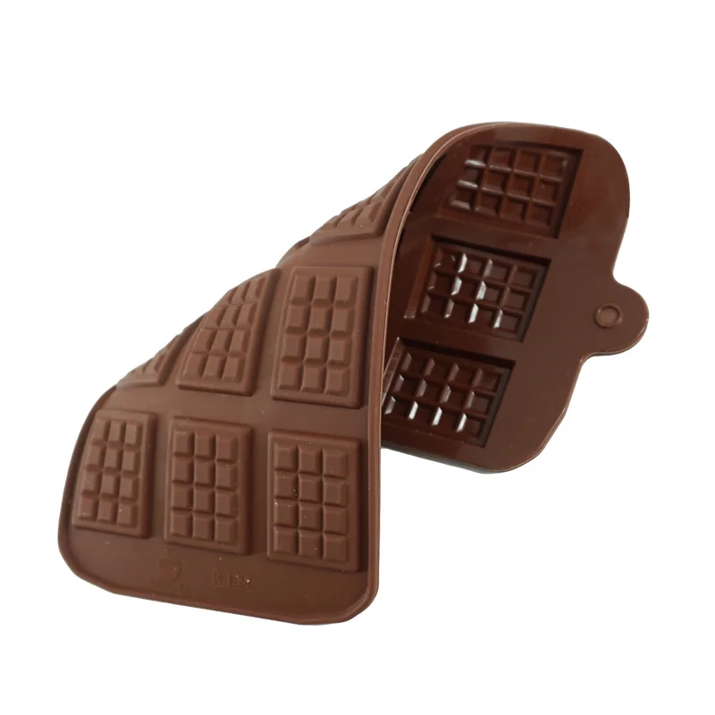 1PCS Silicone Mold 12 Cells Chocolate Mold Fondant Patisserie Candy Bar Mould Cake Mode Decoration Kitchen Baking Accessories