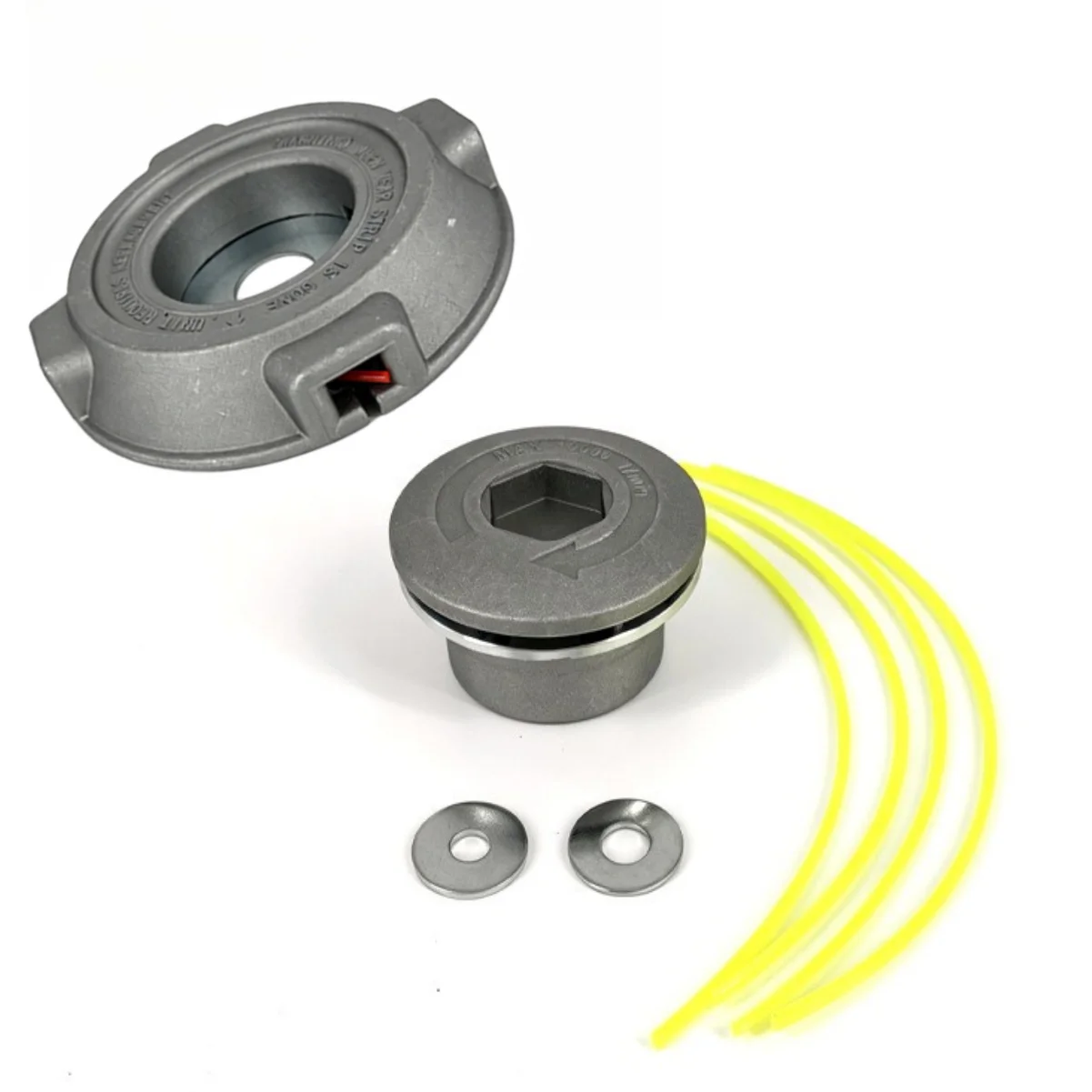 No Disassembly Head Aluminum Trimmer Head For Extended Operation AS Shown Grass Trimmer Head Fatigue Reducing Build